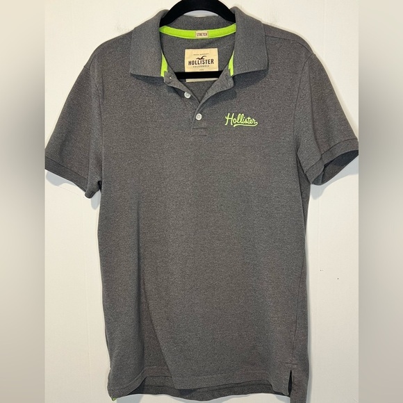Hollister Men’s Short Sleeve Stretch Gray Polo Collared L11
51225 - Picture 1 of 5